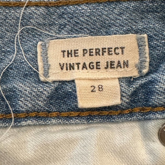 Madewell The Perfect Vintage Jean in Fitzgerald Wash SZ 28 - Picture 10 of 11